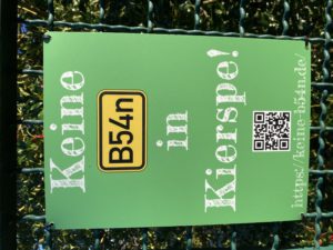 Schild keine B54n in Kierspe